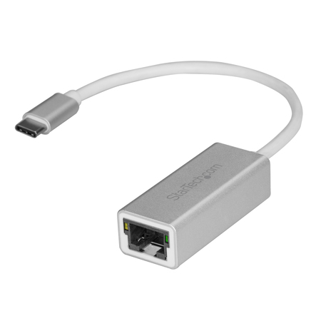 STARTECH.COM USB-C to GbE Adapter - Silver - with native driver support US1GC30A